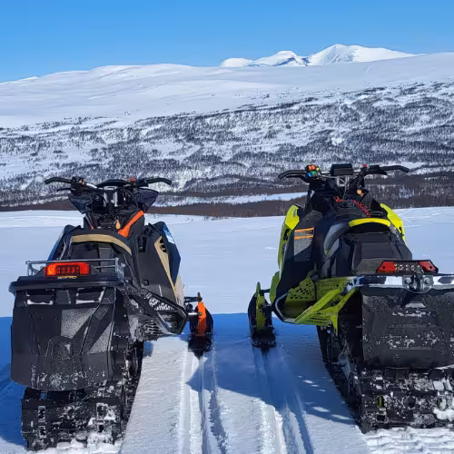 Köra Snöskoter i Funäsfjällen